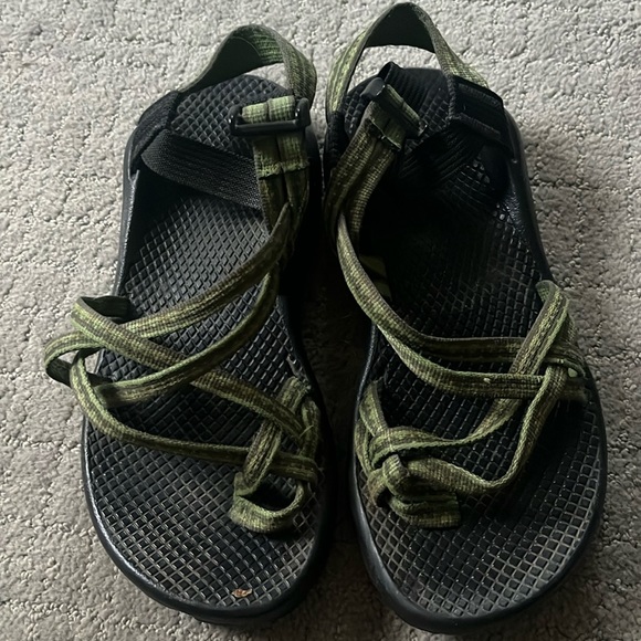 Chacos ZX/2 green strap sandals - Picture 1 of 3